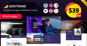 Additrans – WordPress-Vorlage für Transport und Logistik