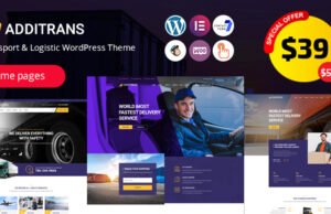 Additrans – WordPress-Vorlage für Transport und Logistik