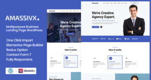 Amassivx – Mehrzweck-Business-WordPress-Template