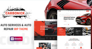 Carbonick – WordPress-Vorlage für Autoservices und -reparaturen