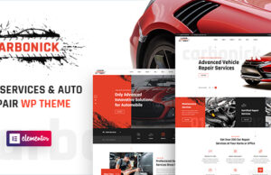 Carbonick – WordPress-Vorlage für Autoservices und -reparaturen