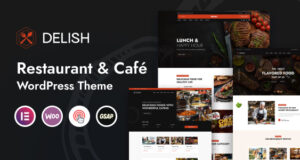 Delish – WordPress-Layout für Restaurants und Cafés