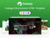 Foresty - Wohltätigkeit und Ökologie HTML-Vorlage