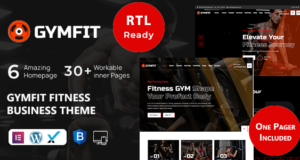 GymFit – WordPress-Vorlage für Fitness und Fitnessstudio & RTL-fähig