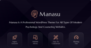 Manasu – WordPress-Vorlage für Psychologie und Beratung
