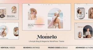 Momelo – WordPress-Layout für Lifestyle-Blogs und -Magazine