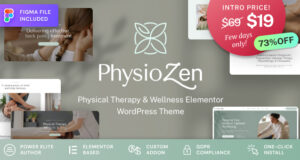 PhysioZen – Chiropraktiker & Physiotherapie Wellness WordPress Template