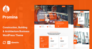 Promina – WordPress-Template für Bau und Gebäude