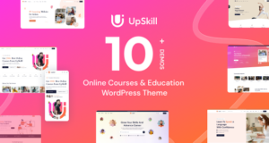 UpSkill – LMS-WordPress-Template für Online-Bildungskurse