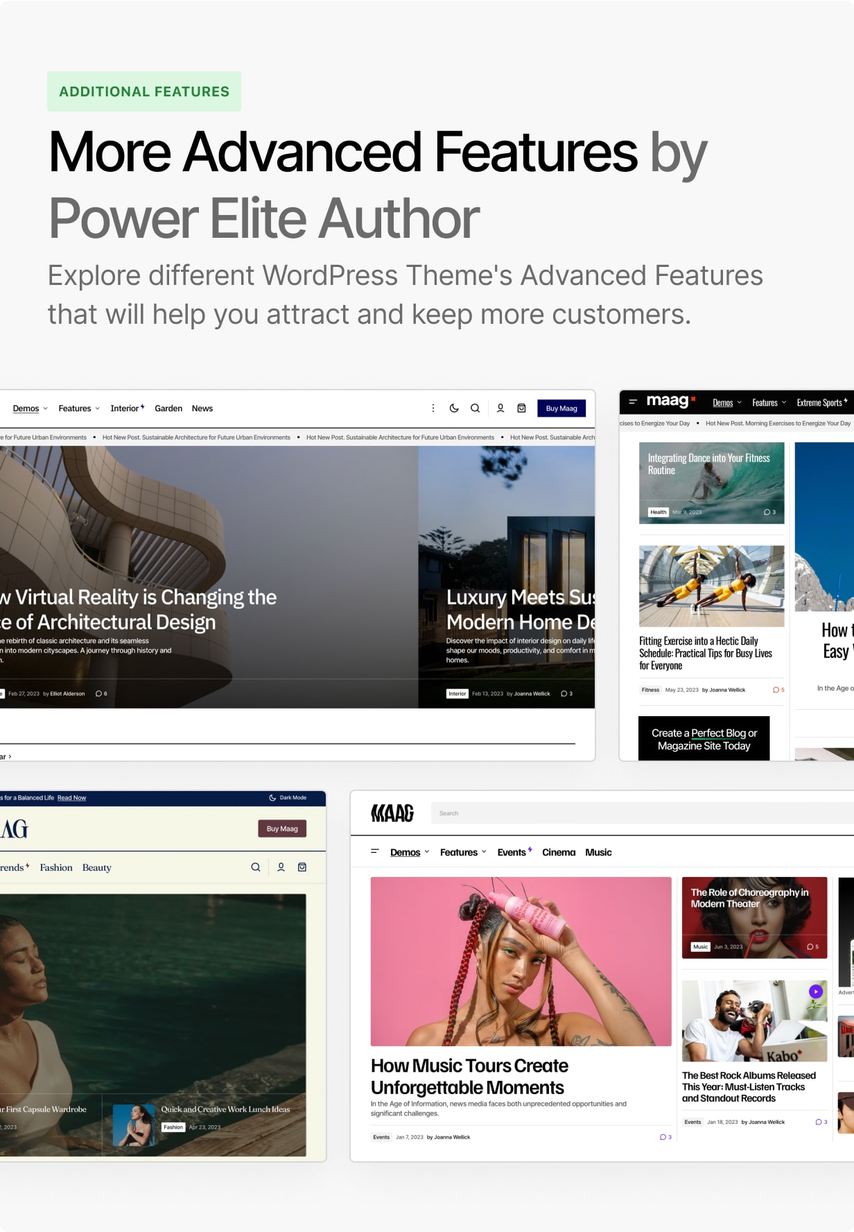 Maag – Modernes Blog- und Magazin-Theme mit herausragender Leistung – 9
