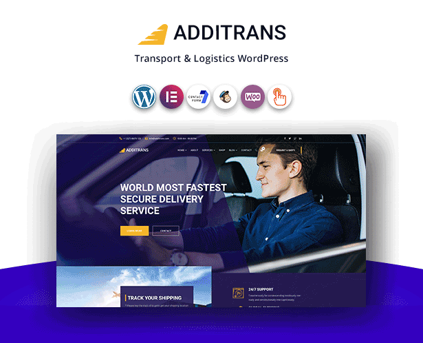 Ergänzungen Transport und Logistik WordPress Theme