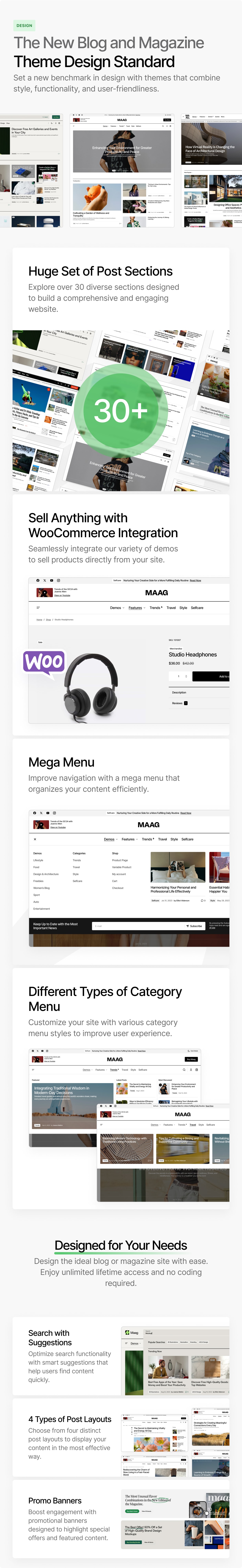 Maag – Modernes Blog- und Magazin-Theme mit herausragender Leistung – 6