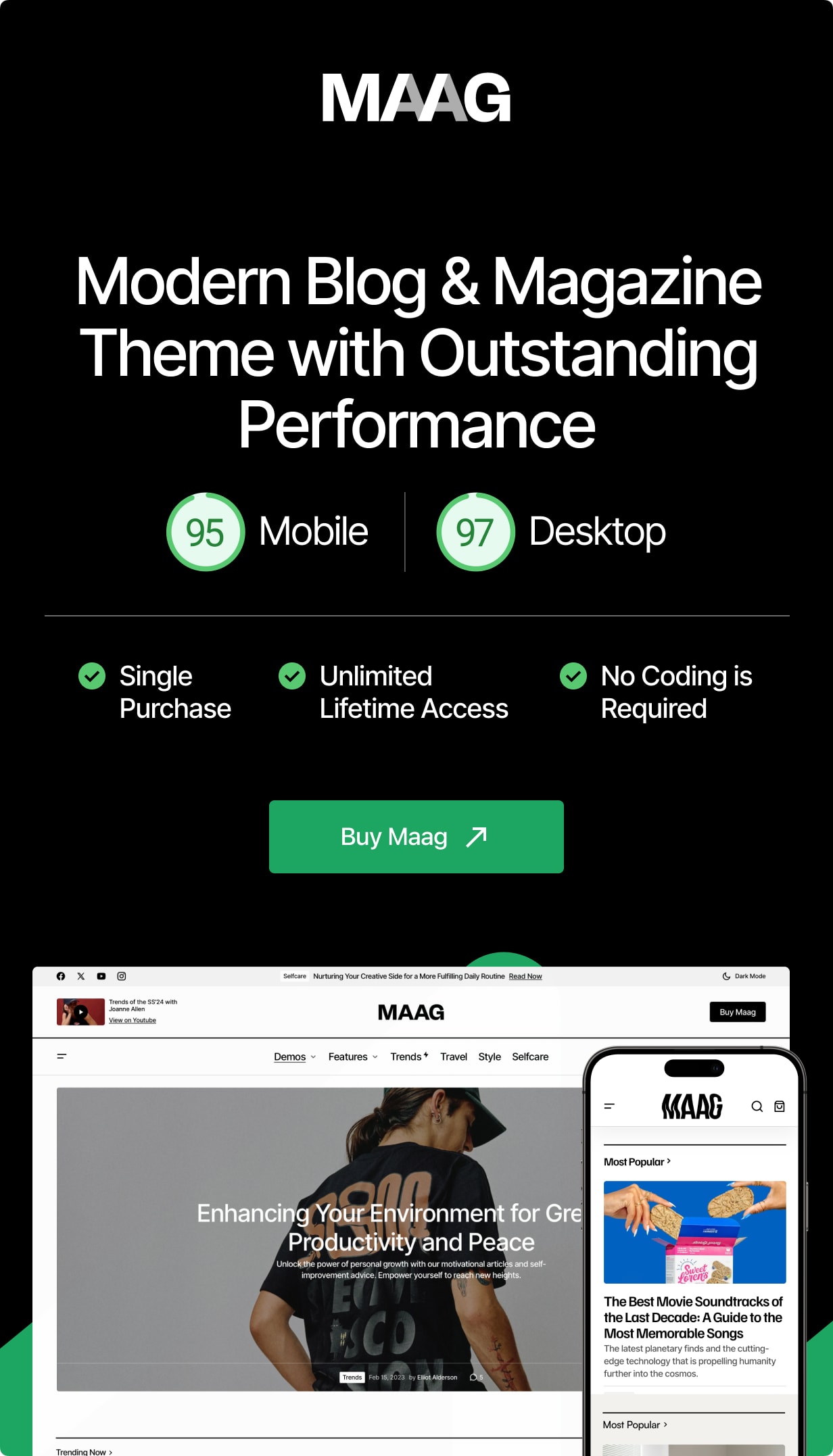 Maag – Modernes Blog- und Magazin-Theme mit herausragender Leistung – 15
