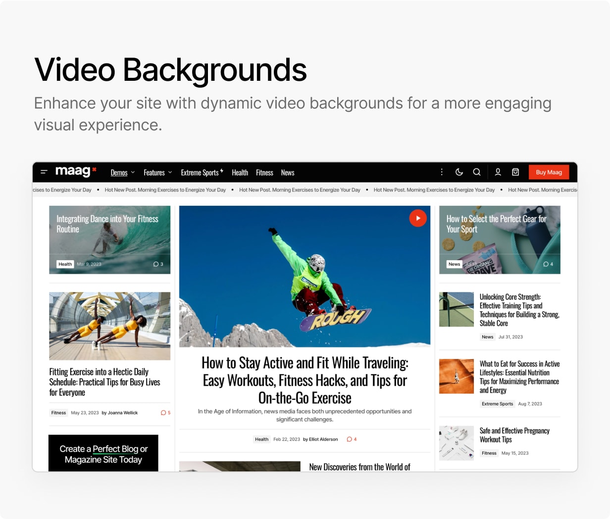 Maag – Modernes Blog- und Magazin-Theme mit herausragender Leistung – 10