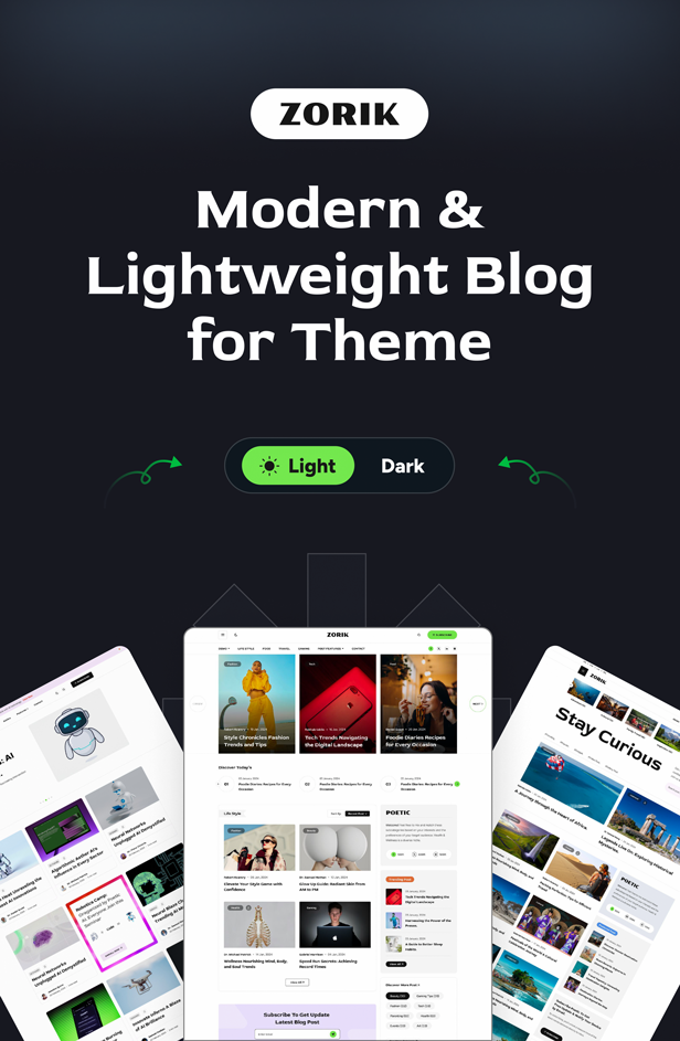 Zorik – Modernes und leichtes Blog-WordPress-Theme – 2