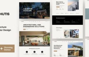 Archutis – WordPress-Template für Innenarchitektur