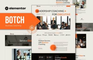 Botch – Elementor-Vorlagenkit für Business-Coaching