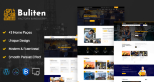 Buliten-Fabrik & Industrie WordPress Vorlage