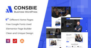 Consbie – Elementor-WordPress-Layout für Unternehmen und Beratung