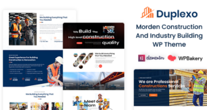 Duplexo – WordPress-Vorlage für Bau und Renovierung + RTL