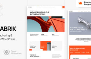 Fabrik – Industrielles WordPress-Vorlage