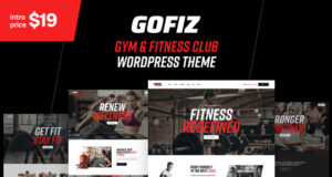 GoFiz – WordPress-Layout für Fitnessstudios und Fitnessclubs