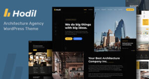 Hodil – WordPress-Vorlage für Architekturagenturen