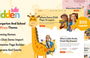 Kidden – WordPress-Vorlage für Kindergärten