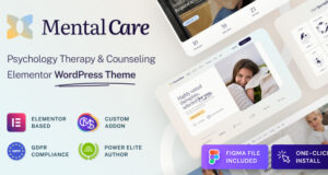 Mental Care – Therapie- und Beratungspsychologe WordPress-Template
