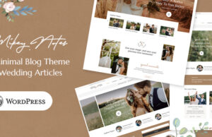 MikeyNotes – WordPress-Template für Hochzeitsblogs