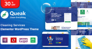 Queak – WordPress-Template für Reinigungsdienste