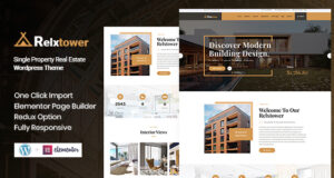 Relxtower – WordPress-Layout für einzelne Immobilien