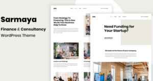 Sarmaya – WordPress-Template für Finanzen und Beratung