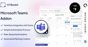WPBookit – Microsoft Teams (Add-on)
