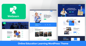 Wellearn – WordPress-Template für Online-Bildung und -Lernen