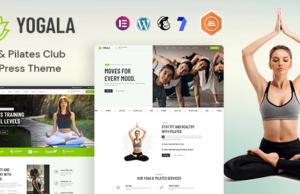 Yogala – WordPress-Vorlage für Yoga- und Pilates-Clubs