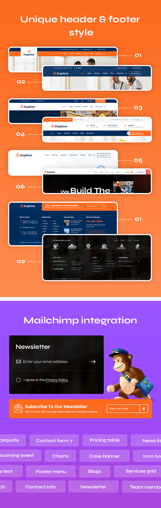 Duplexo-Bau WordPress-Theme
