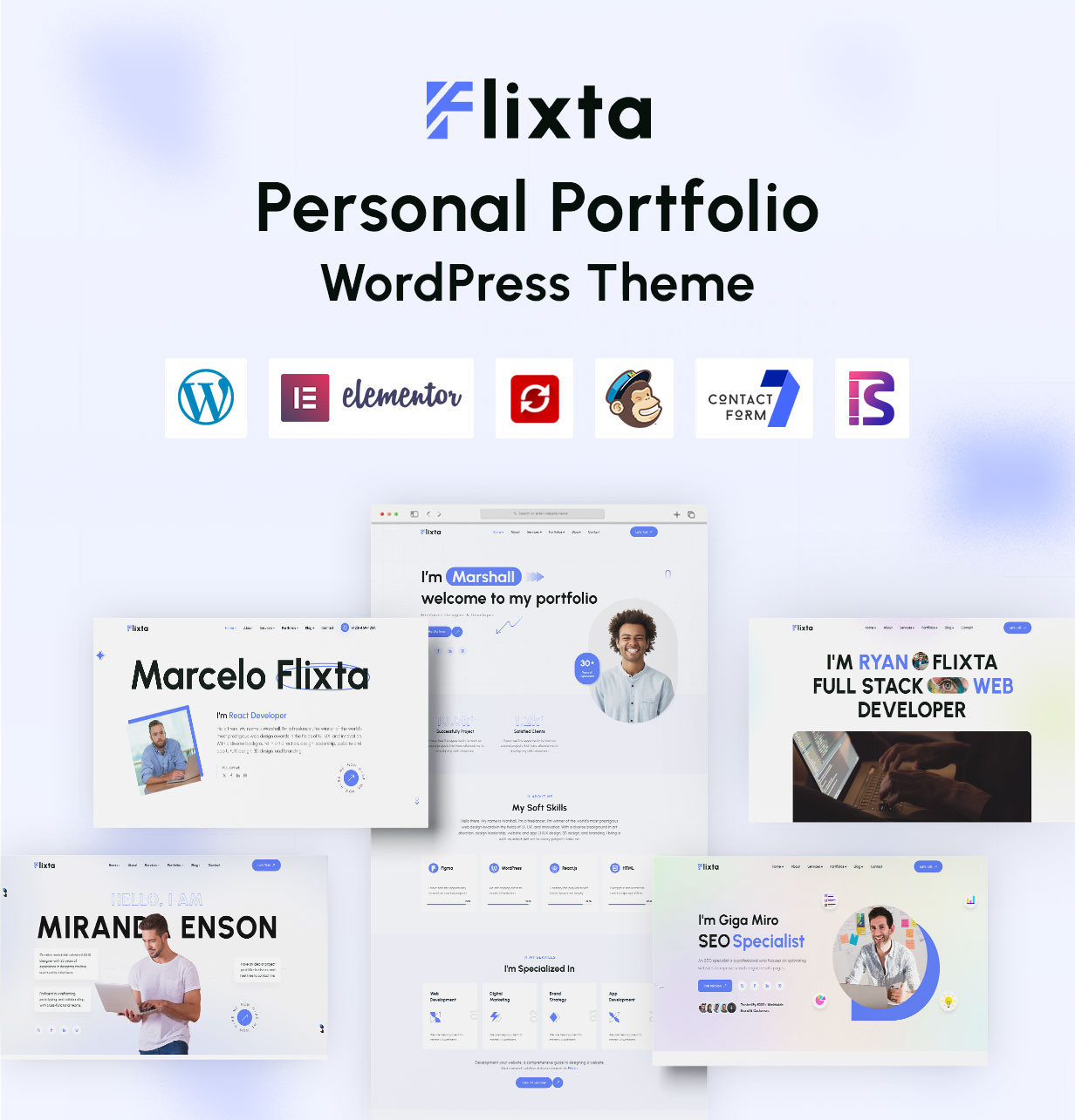 Flixta – Persönliches Portfolio WordPress-Theme – 7