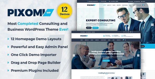 Pixomi – Ein modernes WordPress-Theme für Beratung und Business