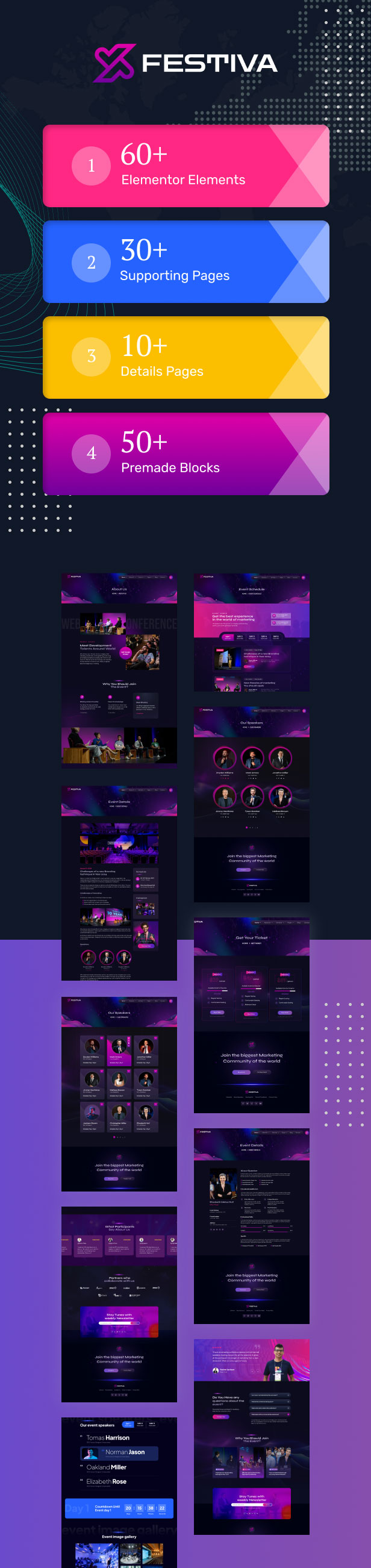 Festiva – Event- und Konferenz-WordPress-Theme – 6