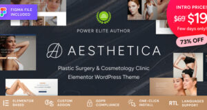 Aesthetica – WordPress-Layout für Plastische Chirurgie und Schönheitsklinik