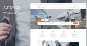 AutoRide – Chauffeur Limousine Booking WordPress Template