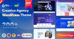 Bizpa – WordPress-Layout für Kreativagenturen