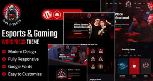 CROX | WordPress-Vorlage für E-Sport und Gaming