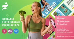 Glare – WordPress-Template für Ernährungsberater und Gesundheitscoach