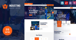 Industing – Fabrik- und Business-WordPress-Layout