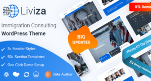 Liviza – Einwanderungsberatung WordPress Vorlage + RTL