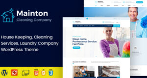 Mainton – WordPress-Vorlage für Reinigungsdienste