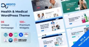 Medito – WordPress-Layout für Gesundheit und Medizin + RTL Ready
