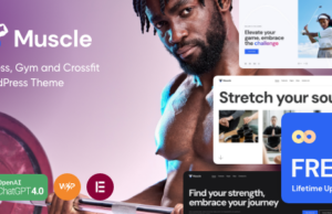 Muscle – WordPress-Template für Sportzentrum und Solarium